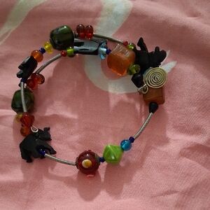 Colorful Beaded Elephant Bracelet
